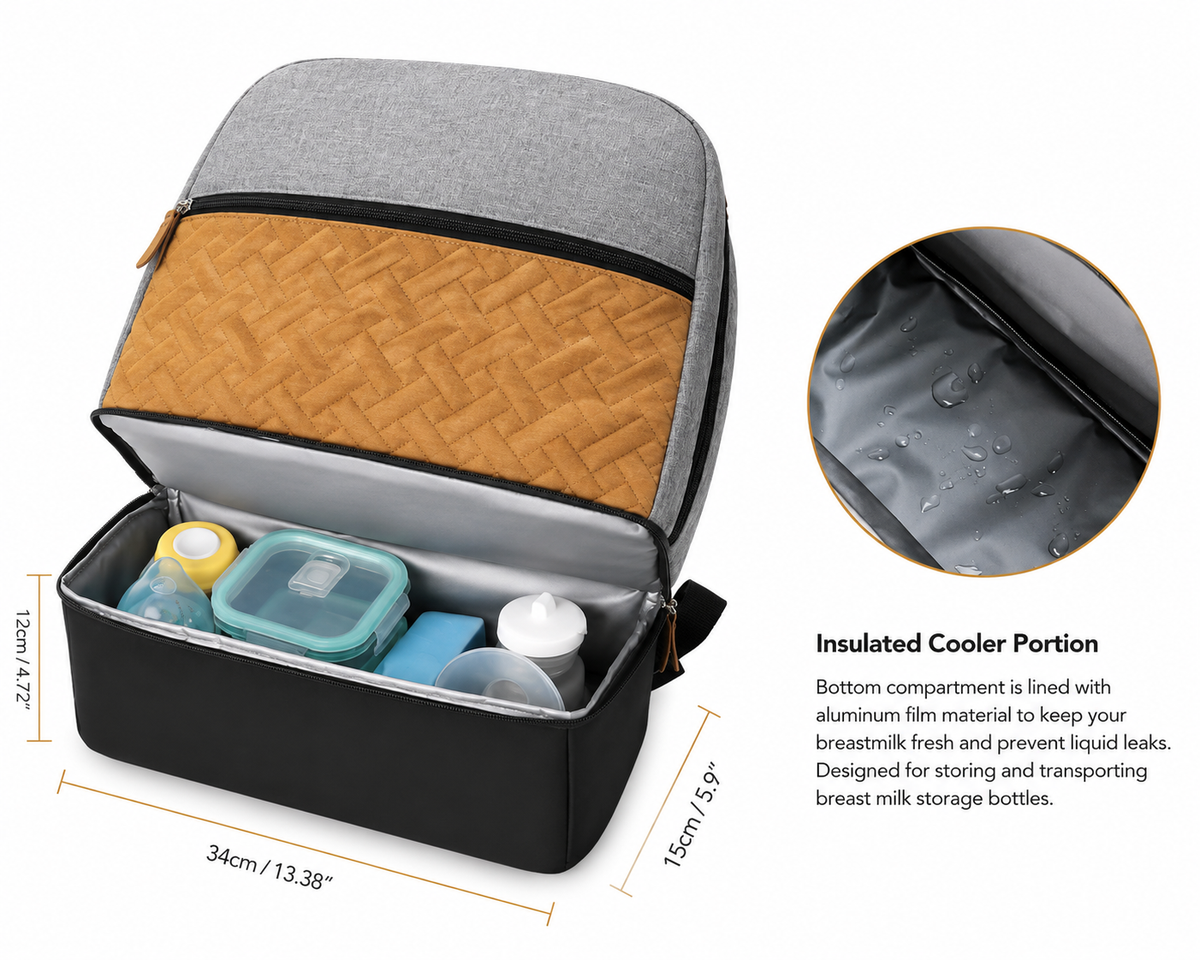 Uppi™ Premium Insulated Diaper Backpack