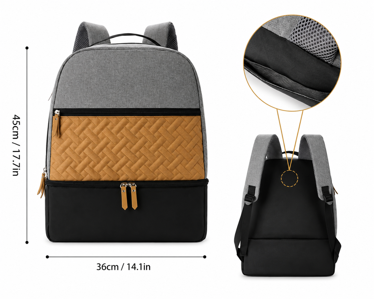 Uppi™ Premium Insulated Diaper Backpack